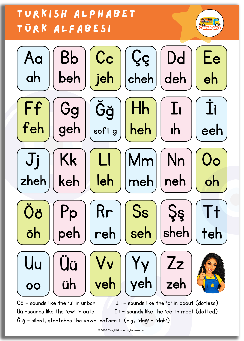 Cangil Kids Bilingual Flashcards Box and Sample Cards
